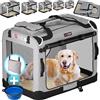 CADOCA® Trasportino Cane & Gatto XL 82x56x58cm Box Animali Domestici Media Grande Taglia Viaggio Gabbia per Trasporto Traspirante