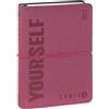 COMIX U Yourself - Agenda Giornaliera 16 Mesi Mini, Agenda 2024-2025 Piccola e Tascabile, con Copertina Rigida e 448 Pagine a Righe, Ideale per le Scuole Superiori, 11 x 15,3 cm, Rosa