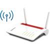 AVM FRITZ!Box 6850 LTE router wireless Gigabit Ethernet Dual-band (2.4 GHz/5 GHz) 3G 4G Rosso, Bianco