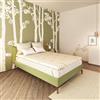 Baldiflex Emporio Correttore Materasso Una Piazza e Mezza Topper Memory H6 con Fodera Aloe Vera 120x190 CM, SOFFICE
