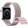 DigiHero Cinturino Nylon Sportive Per Apple Watch 38mm 40mm 41mm 42mm 44mm 45mm 49mm,Cinturino Intrecciato Regolabile e Traspirante,per iWatch Serie 8/7/6/5/4/3/2/1/SE/Ultra Rosa A