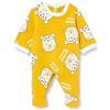 Chicco, Tutina in Cotone con Piedino, Unisex 0-24, Arancione, 3 Mesi