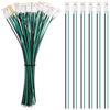YIXISI 25 Pezzi 17mm Pre Cablato Striscia LED SMD, 2835 SMD LED, Modellismo LED, Luce Autoadesiva 12-18V, Verde