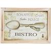 A QUADRO DECORATIVO Shabby Chic Legno Bistrò 23x33 cm