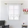 SIMPVALE Tende per Interni Moderne Bianco 80x140cm Tende a Pacchetto, Tende Trasparenti in Voile per Soggiorno Camera da Letto Balcone Cucina