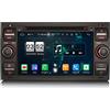 Erisin 8-Core Android 10 Car Stereo Audio Head Unit per Ford C/S-Max Galaxy Kuga Focus Transit Mondeo DVD Player DAB+Radio 7 pollici HD Touch Screen GPS con BT WiFi CarPlay Android Auto DSP 4 GB+64 GB