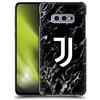 Head Case Designs Licenza Ufficiale Juventus Football Club Nero Marmoreo Custodia Cover Dura per Parte Posteriore Compatibile con Samsung Galaxy S10e