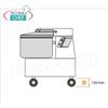 Fimar - Kit 4 ruote di cui 2 con freno, per impastatrici a spirale Mod. 7-12-18- 25-38 SB-SR-SL-CNS0-FN0-SN0