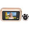 Leapiture 0.3MP Campanello Video Smart Door Spioncino Viewer Campanello antifurto. Display LCD TFT da 4 pollici 140 ° grandangolare Sicurezza domestica Adatto