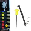 Aeloa Pila Pesi Perno, Perno Pila Pesi da Palestra Fitness Accessori Cintura Magnetic Pila Pesi Perno Pila Formazione per Allenamento della Forza(Giallo)