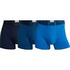 CR7 3-Pack Men's Cotton Trunk Bermuda, Dark Blue, Navy, Light Blue, 2XL Uomo
