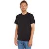 Tommy Jeans T-shirt Uomo Maniche Corte TJM Original Slim Fit, Nero (Tommy Black), XS