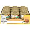 Gourmet Purina Gourmet Gold Tortini con Verdure Umido Gatti con Tacchino e Spinaci, 24 Lattine da 85g