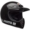Bell Casco Moto-3 Classic, Nero, Taglia L