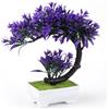 Rierousy Bonsai Artificiale, Bonsai Finto, Piante Finte in Vaso, Pianta Finta Adatto per Decorare Finestre, Scrivanie, Salotti, Camere da Letto, Uffici, Ecc