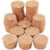 BENECREAT 30 Pezzo di Tappi di Sughero Affusolati, Tappi di Sughero per Tappi di Bottiglia di Vino in Legno Resistente per Bottiglie di Vetro di Birra di Vino e Progetti Artigianali, 33x28x20mm