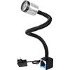 XINYIQI Lampada da lavoro a led magnetica a collo d'oca flessibile 900 lumen IP66 lampada a prova d'acqua per macchine utensili tornio fresatrice trapano illuminazione industriale