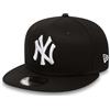 New Era New York Yankees MLB Basic Nero Berretto 9Fifty Snapback Regolabile