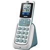Brondi Amico Home Telefono Cellulare GSM per Anziani con Tasti Grandi, Tasto SOS e Funzione da Remoto, Dual SIM, Volume Alto, Bianco/Grigio