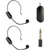 Microfono con cuffia e sistema di cuffie wireless palmare 2 in 1 per