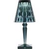 Kartell Big Battery Lampada da Tavolo, Azzurro, 37,3 x 17 cm