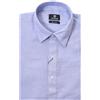 PETER HADLEY camicia maniche corte lilla in lino
