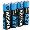 ABSINA 4x Batteria 27A 12V per Apriporta Garage e molto altro - A27 batteria a prova di perdite e di lunga durata - 27A 12V batterie