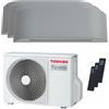 Toshiba Condizionatore Toshiba Haori trial split 9000+9000+9000 BTU inverter A+++ wifi unità esterna 5.2 kW codice prodotto RAS-3M18G3AVG-E/RAS-B10N4KVRG-E_3