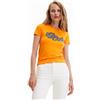 Desigual TS_Barcelona 7002 T-Shirt, Colore: Arancione, M Donna