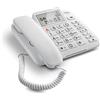 GIGASET Telefono Fisso Gigaset DL 380 con Ampio Display Grandi Tasti Ergonomici Bianco