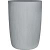Scheurich Linetto High 54 - Vaso da fiori rotondo in plastica riciclata, per esterni