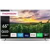 Thomson Smart TV 65 Pollici Display QLED Sistema Google TV colore Nero 65QA2S13