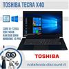 Toshiba Tecra X40-D-1DP Core i5-7200u Ram 8gb SSD 240gb Notebook 13,3" Notebook