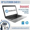 HP EliteBook 840 G1 Core i7-4600u Ram 8gb DDR4 SSD 240gb Notebook 14" Grado B