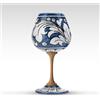 ROYAL SICILY Calice in Ceramica Siciliana Ornato Blu