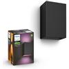 PHILIPS HUE LAMPADA A PARETE PER ESTERNO UP/DOWN RESONATE NERO 1746430P7 [13131000]