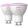 PHILIPS HUE Due lampadine led Philips Hue 34008400 929001953112-Gu10 4,3W-white and color [15156]