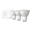 PHILIPS HUE 3 LAMPADINE LED WHITE AND COLOR AMBIANCE GU10 4,3W +BRIDGE + DIMMER SWITCH 929001953113 34010700 [14153]