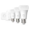 PHILIPS HUE STARTER KIT WHITE 3 LAMPADINE LED E27 9,5W + DIMMER SWITCH + BRIDGE 929002469204 28913000 [11131000]
