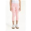 Tezenis Leggings Capri In Cotone Stampato Bambina Rosa Chiaro