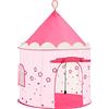 SONGMICS Tenda da Gioco Castello da Principessa per Ragazze e Bambini, Casetta dei Giochi per Interni ed Esterni, con Borsa da Trasporto, Regalo per Bambini, Rosa LPT01PK