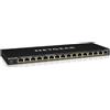 Netgear GS316P Non gestito Gigabit Ethernet 10/100/1000 PoE Nero GS316P-100EUS