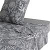 Origin Lenzuolo piatto stampato in lyocell, Hortense, 240 x 300 cm, Origin