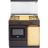 De Longhi Cucina a Gas 4 Fuochi Forno a Gas 86x50 cm Coperchio - SGK 854 N