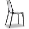 SCAB Set di 6 Sedie Vanity Chair Trasparente Impilabile Soggiorno Salone Studio Scab