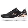 Skechers SKECH-AIR DYNAMIGHT THE HALCYON, Scarpe da Ginnastica Donna, Black Mesh Rose Gold Trim, 35 EU