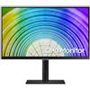 Samsung Monitor PC 24" LCD Risoluzione 2560 x 1440 Nero LS24A600UCUXEN