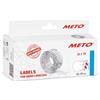 Meto Etichette per prezzi, formulario « Prix au kg/litre prix article » (32 x 19 mm, 2 righe, 5.000 etichette per prezzi, bianco, permanenti