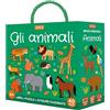 SASSI Animali. Q-box. Ediz. a colori. Con puzzle