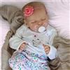 JIZHI Rinato Bambino Bambole Femmine 17 pollici Reborn Bambolas Realistico Neonato Bambola Real Soft Touch Vinile Integrale Lavabile con kit di alimentazione Confezione Regalo
